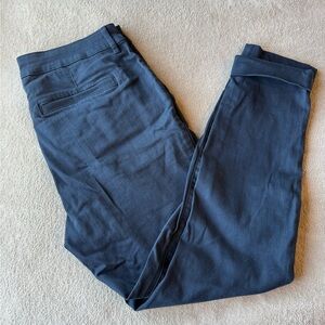 Blue Ankle Cropped Jeans